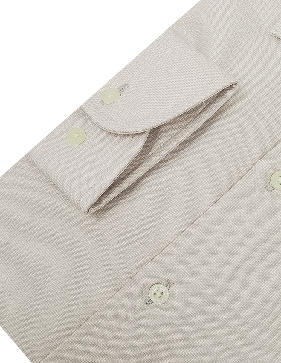 "camisa/sobrecamisa" formal "de" (si aplica) algodón "manga" larga "para hombre" 4