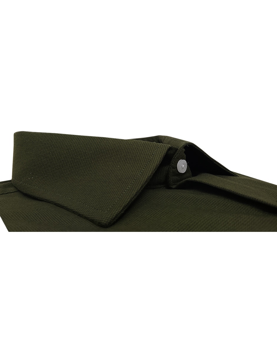 Camisa de vestir de algodón manga larga para hombre 2