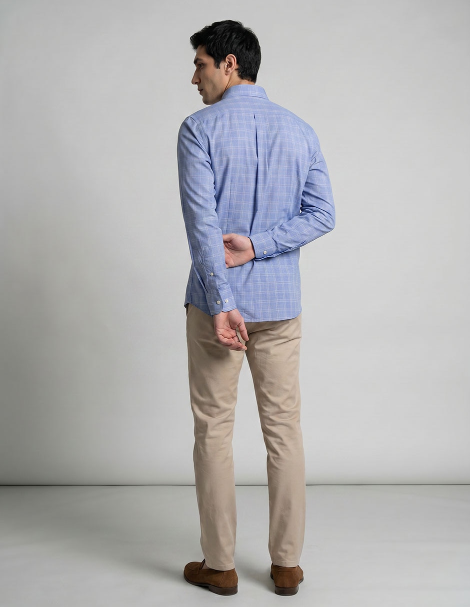 Camisa formal brooks brothers manga larga para hombre