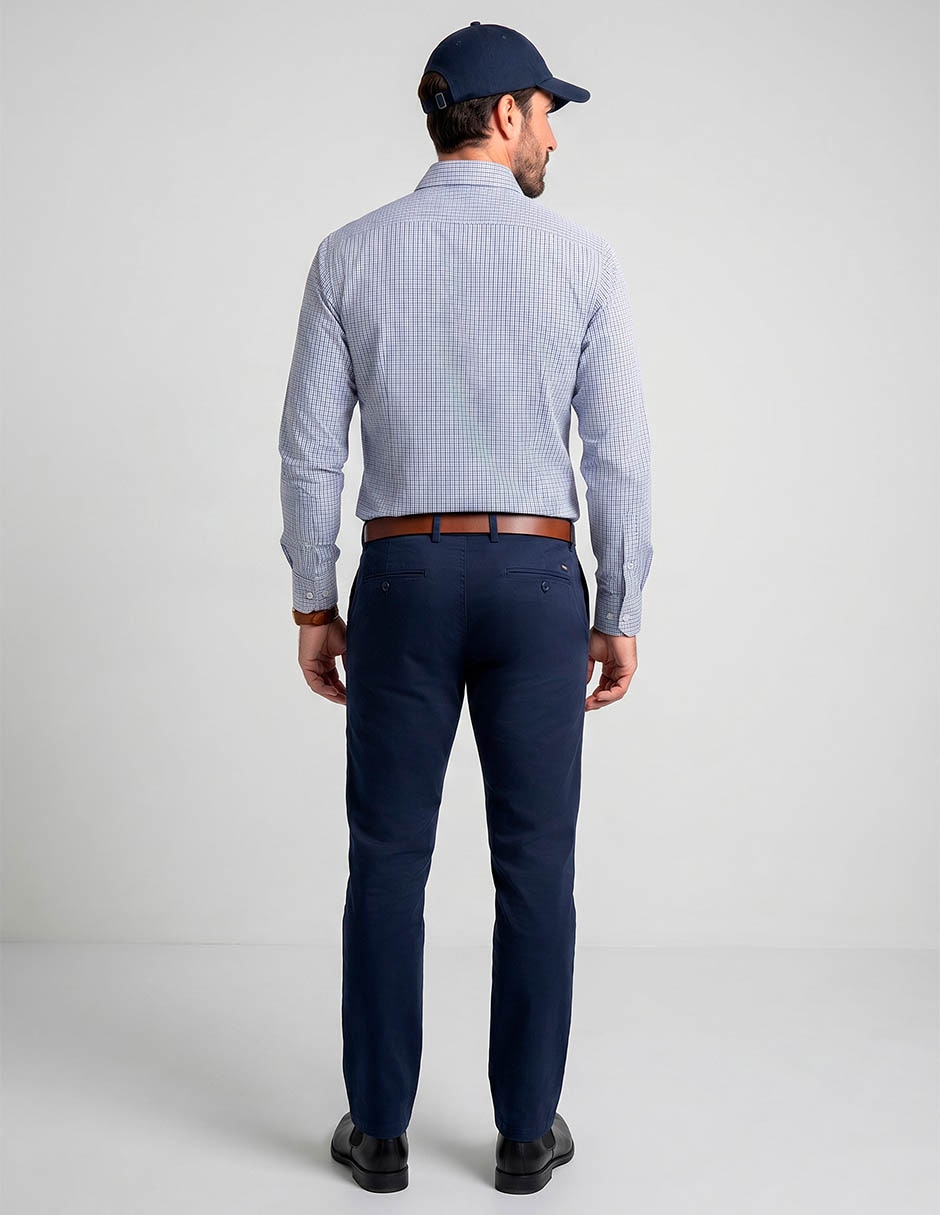 Camisa formal manga larga para hombre 2
