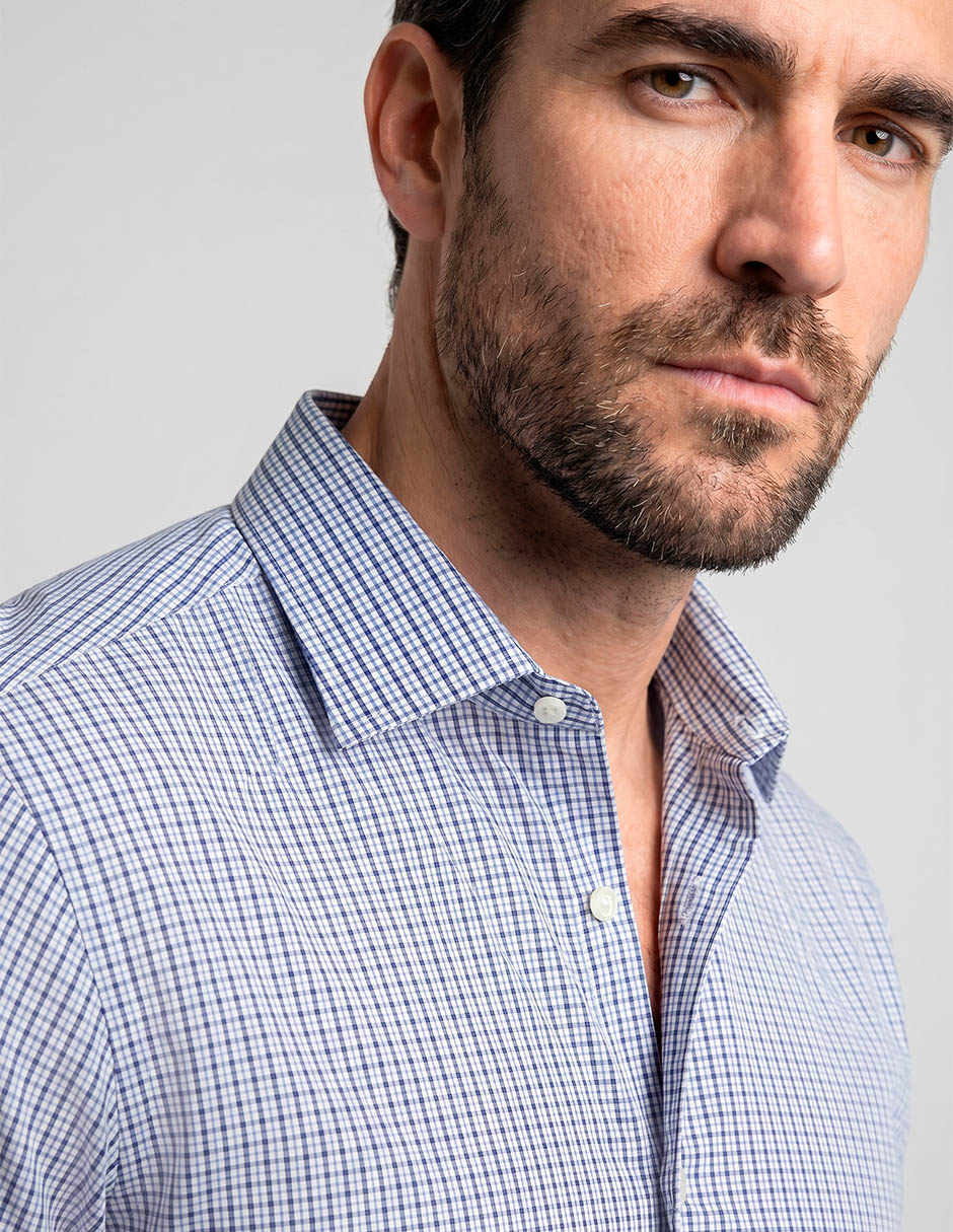 Camisa formal manga larga para hombre 3