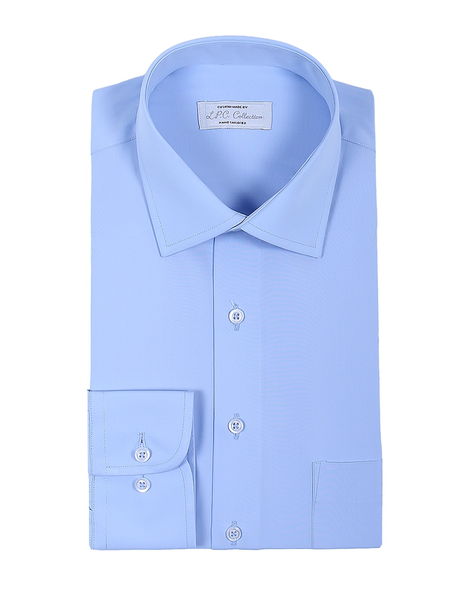 Camisa de vestir manga larga para hombre