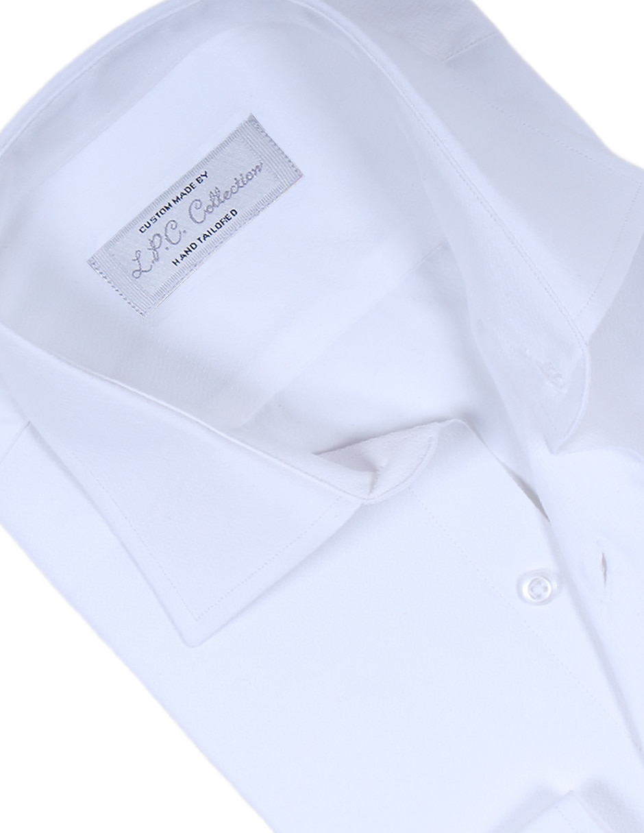 Camisa formal l.p.c. manga larga para hombre