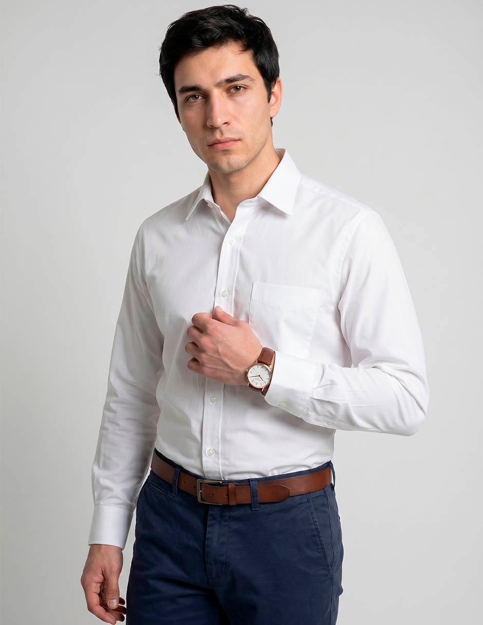 Camisa de vestir manga larga para hombre 2