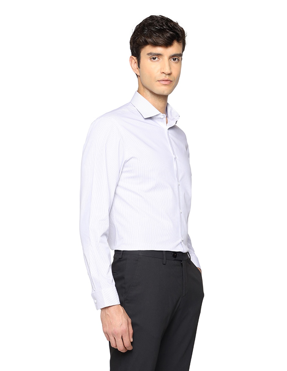 Camisa de vestir de algodón manga larga para hombre Camisa de vestir de algodón manga larga para hombre