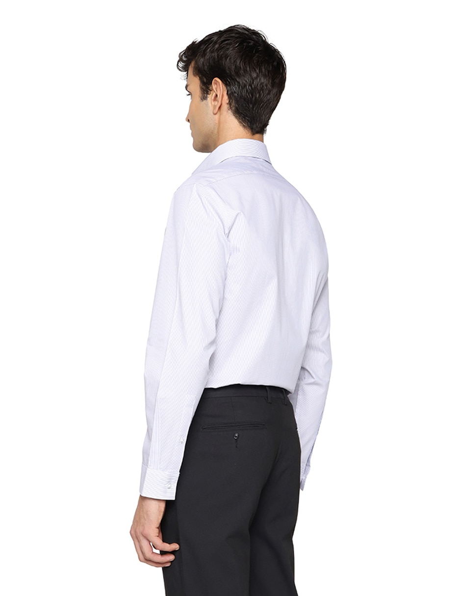 Camisa de vestir de algodón manga larga para hombre 4