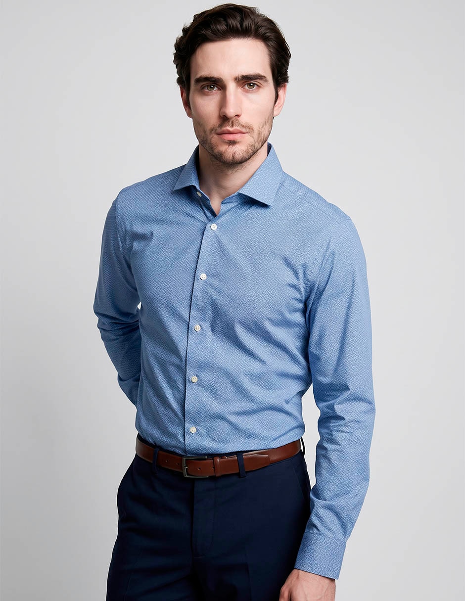 Camisa de vestir Calvin klein manga larga para hombre Camisa de vestir Calvin klein manga larga para hombre