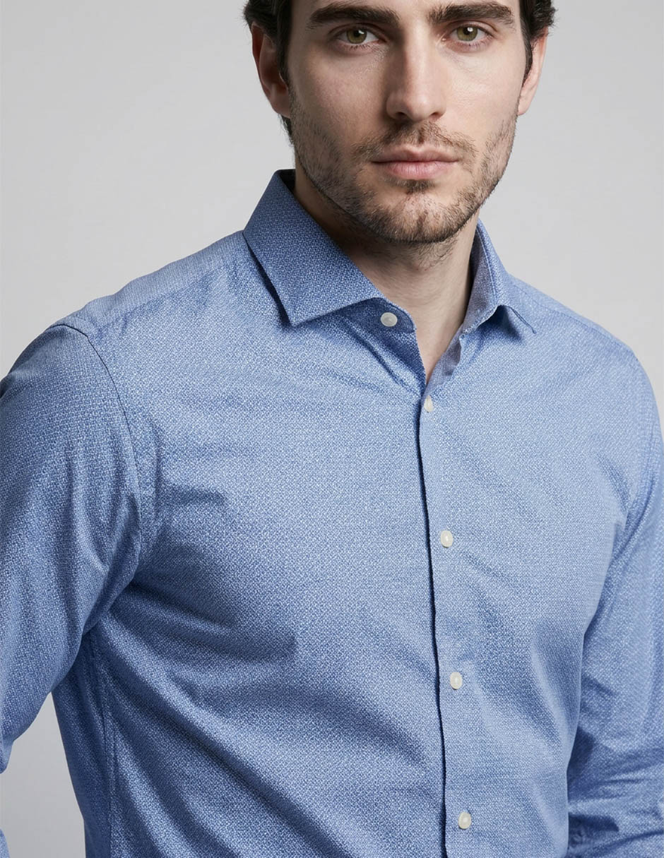 Camisa de vestir Calvin klein manga larga para hombre 3