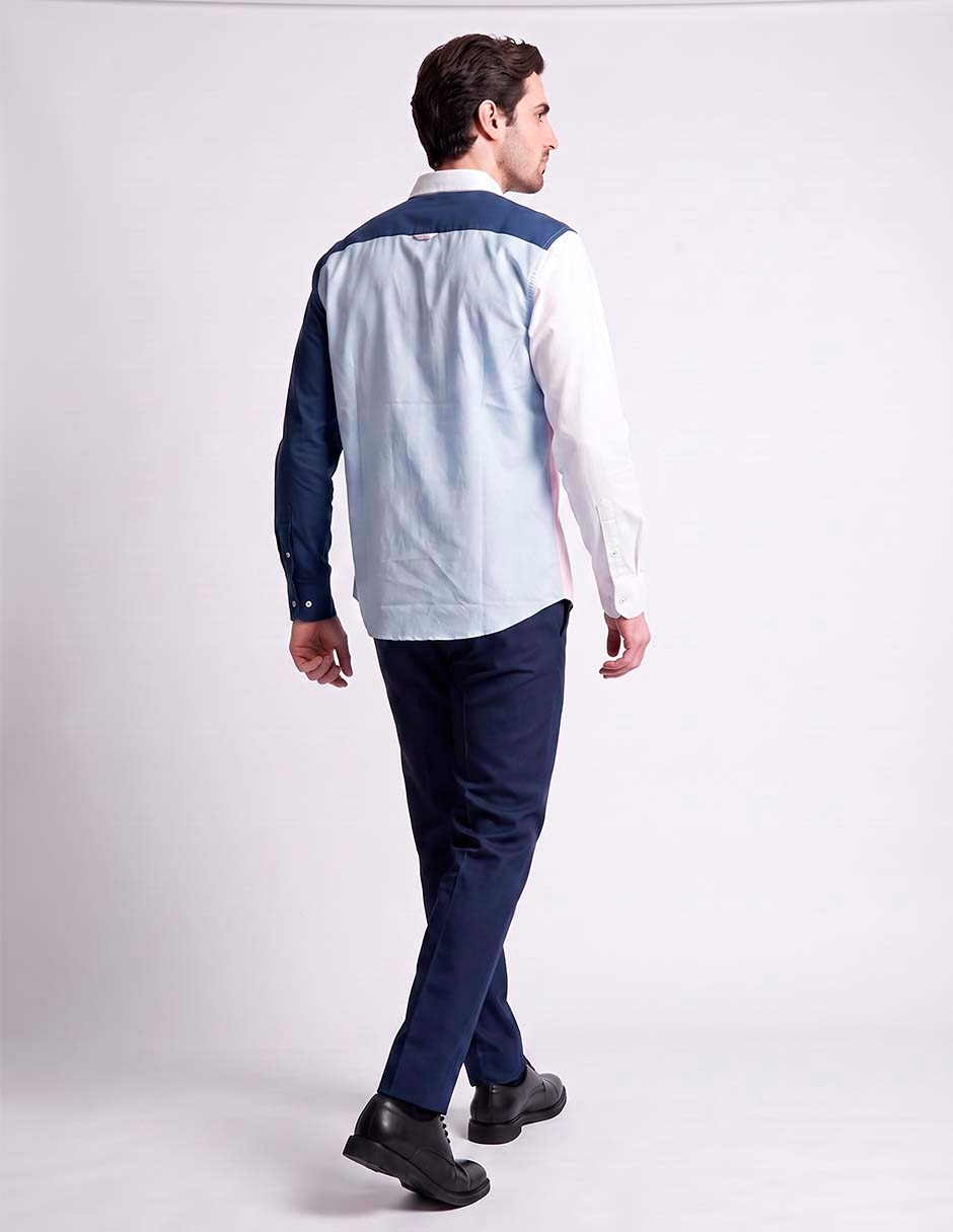 CAMISA SPORT BLOQUES DE COLOR 4