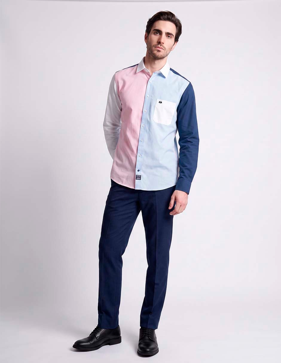 CAMISA SPORT BLOQUES DE COLOR 3