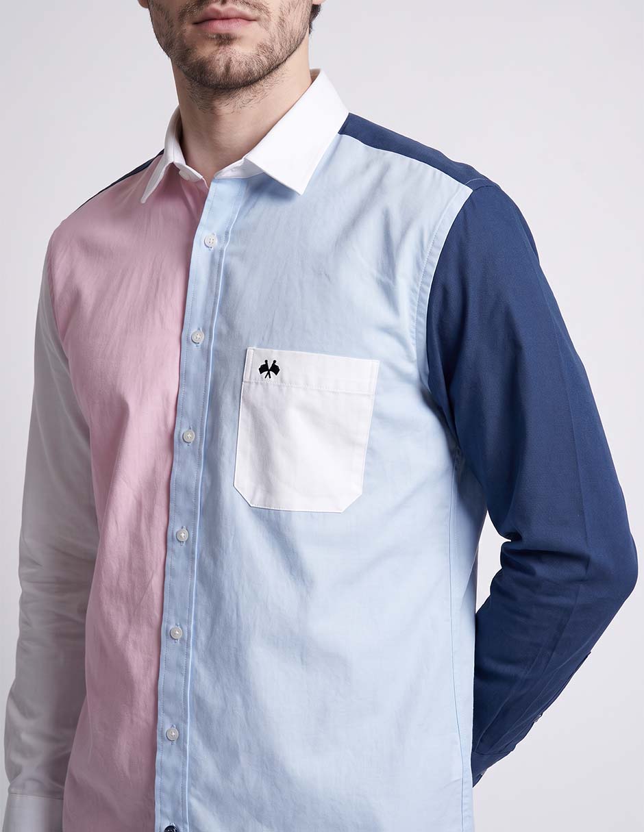 CAMISA SPORT BLOQUES DE COLOR 2