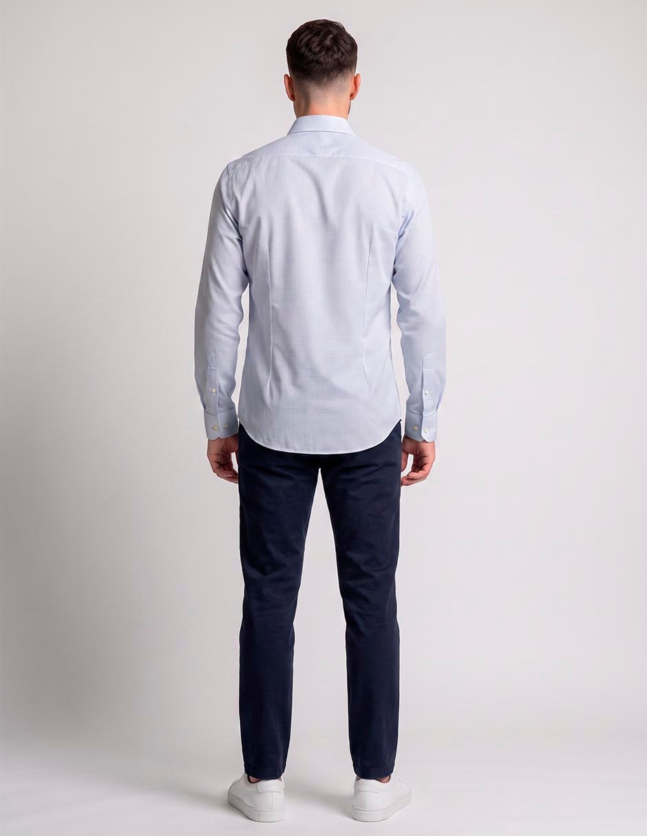 Camisa de vestir Michael Kors de algodón manga larga para hombre