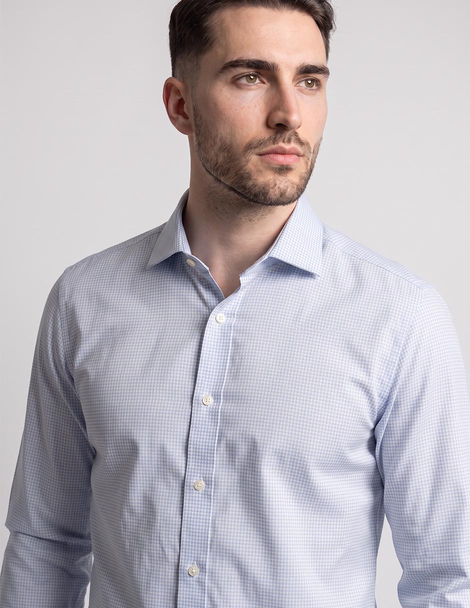 Camisa de vestir Michael Kors de algodón manga larga para hombre