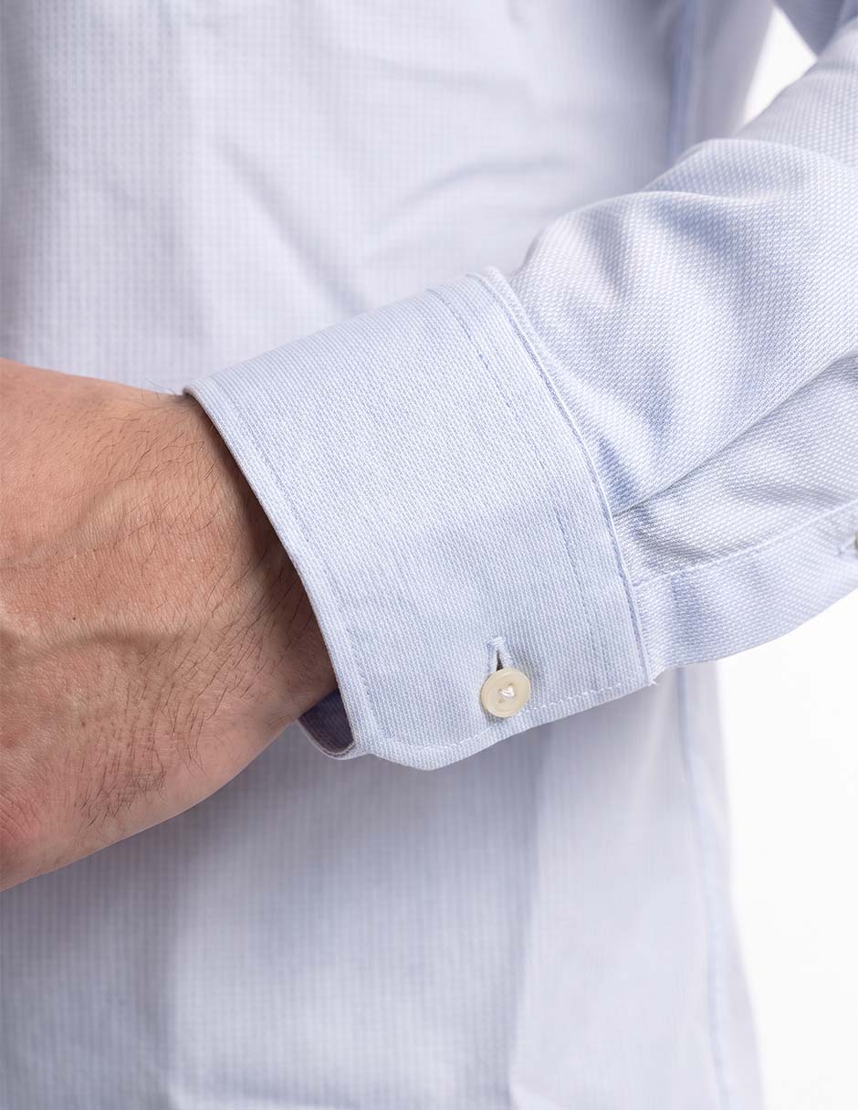 Camisa casual manga larga para hombre 3