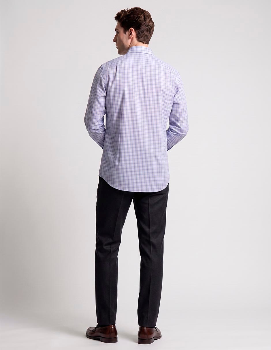 Camisa de vestir Michael Kors de algodón manga larga para hombre