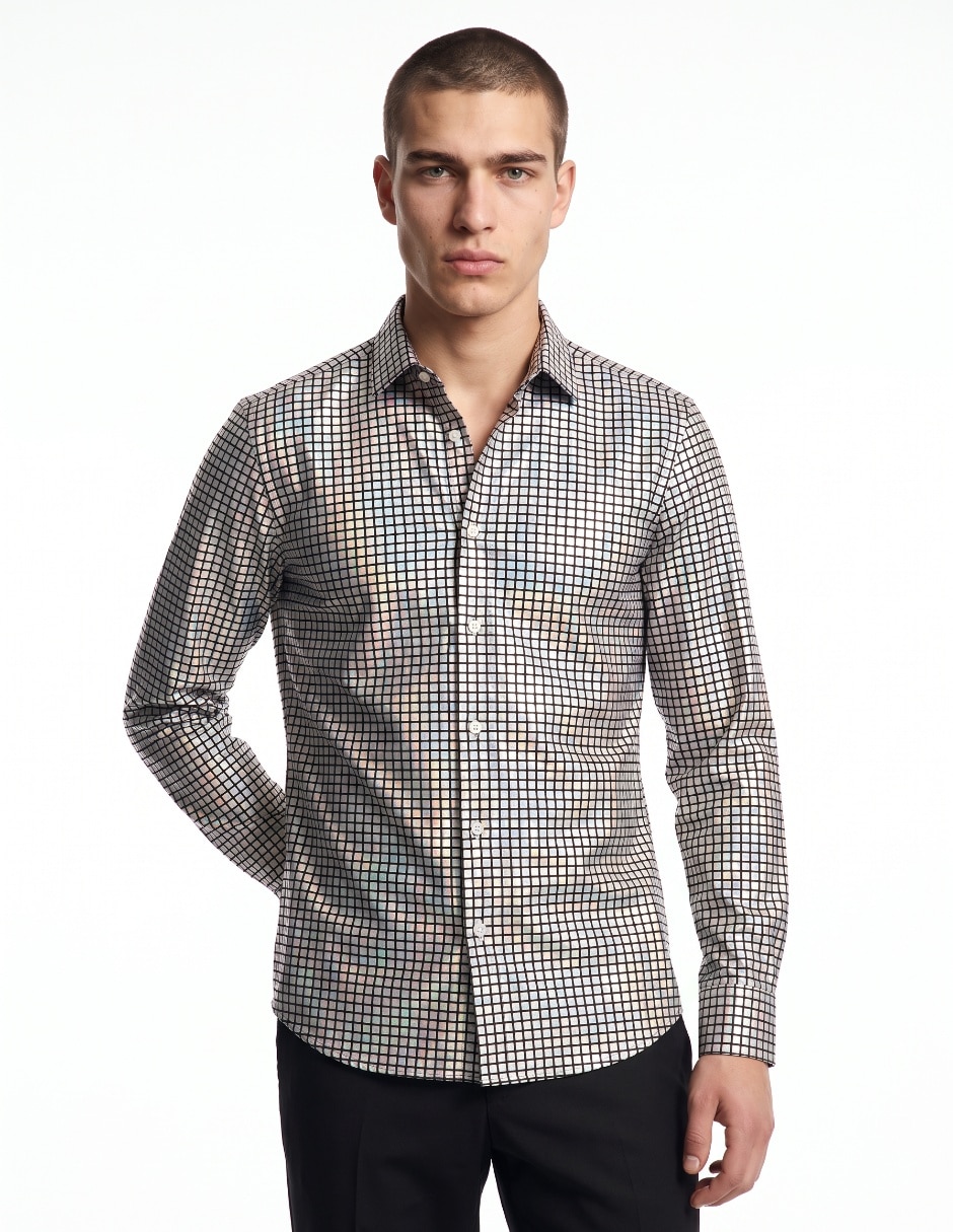 Camisa casual manga larga para hombre Camisa casual manga larga para hombre