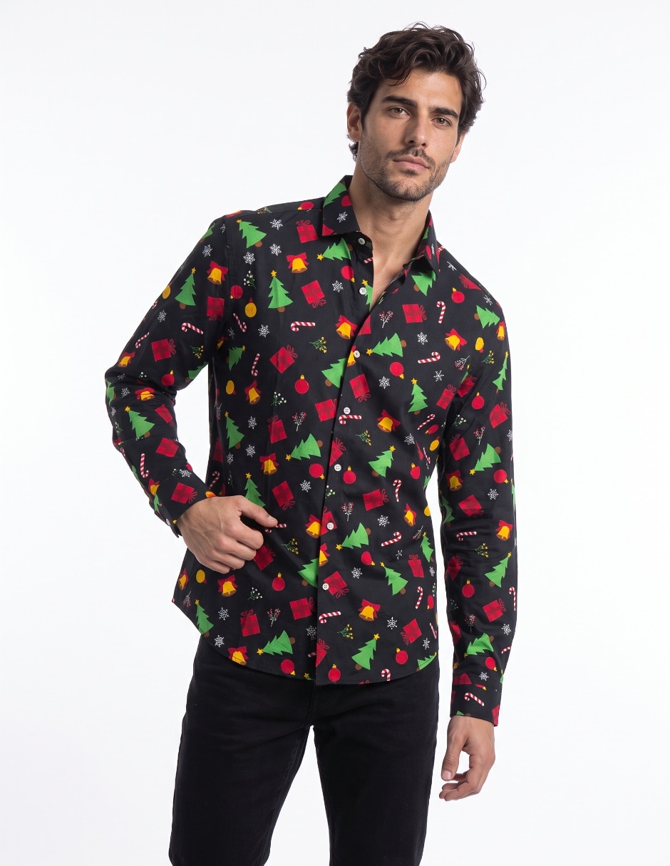 Camisa casual manga larga para hombre Camisa casual manga larga para hombre