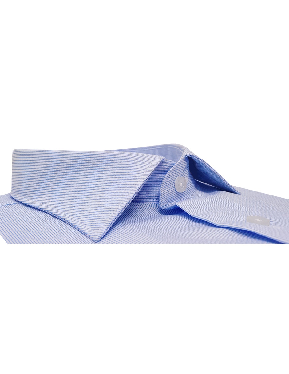 Camisa formal manga larga para hombre 4