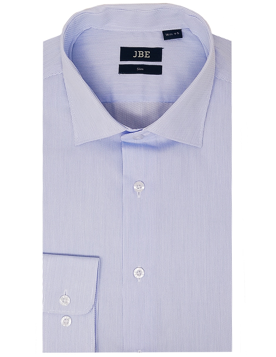 Camisa formal manga larga para hombre