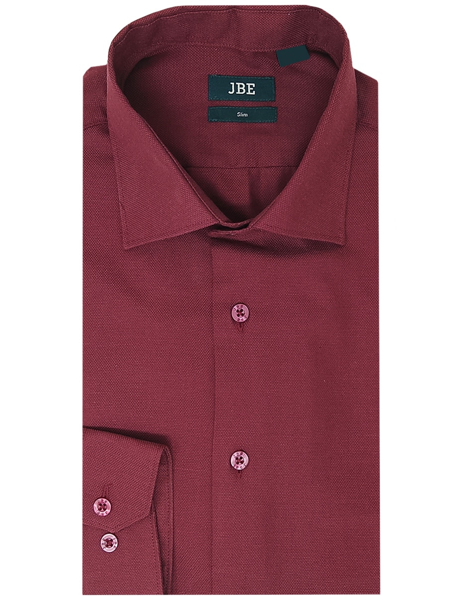 Camisa formal manga larga para hombre