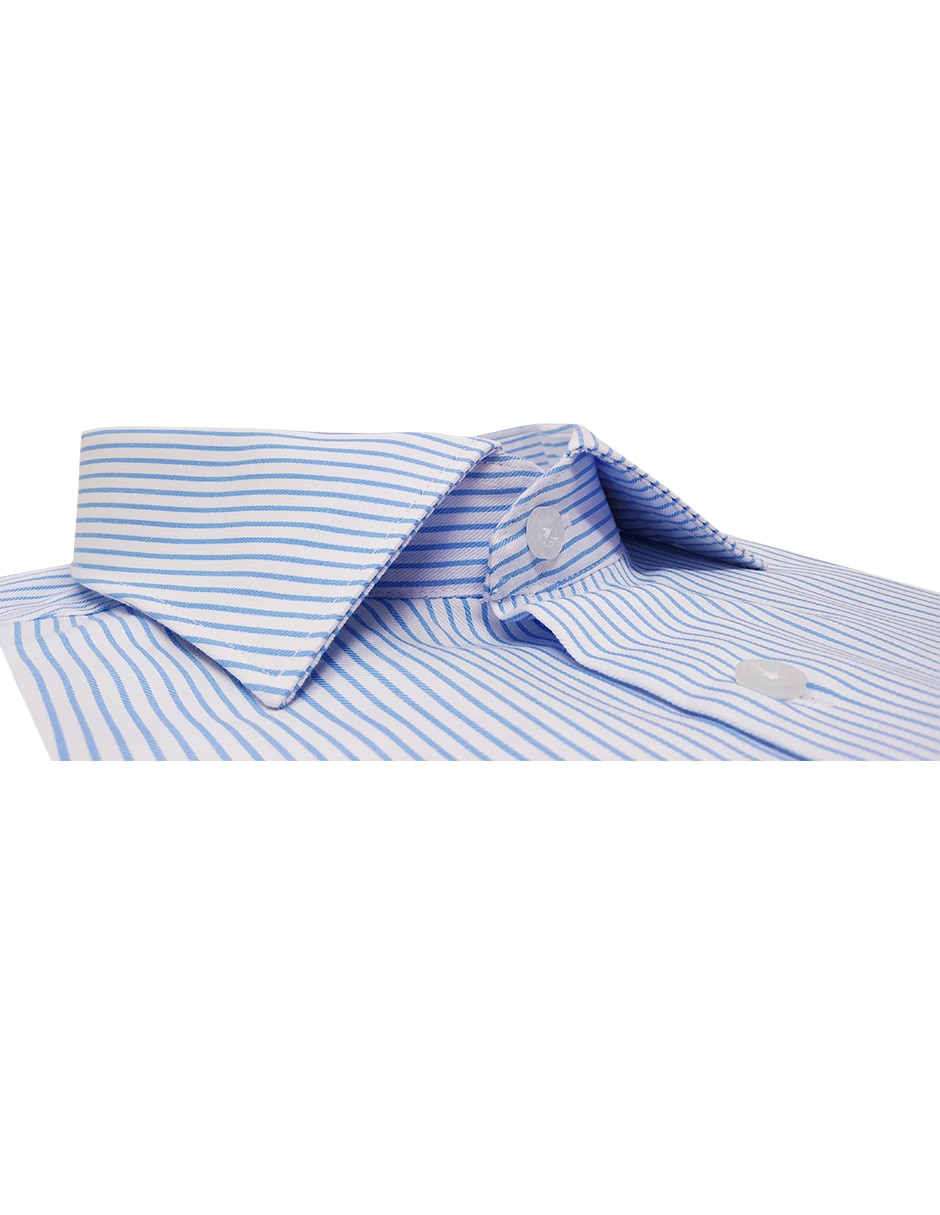 Camisa formal manga larga para hombre 2
