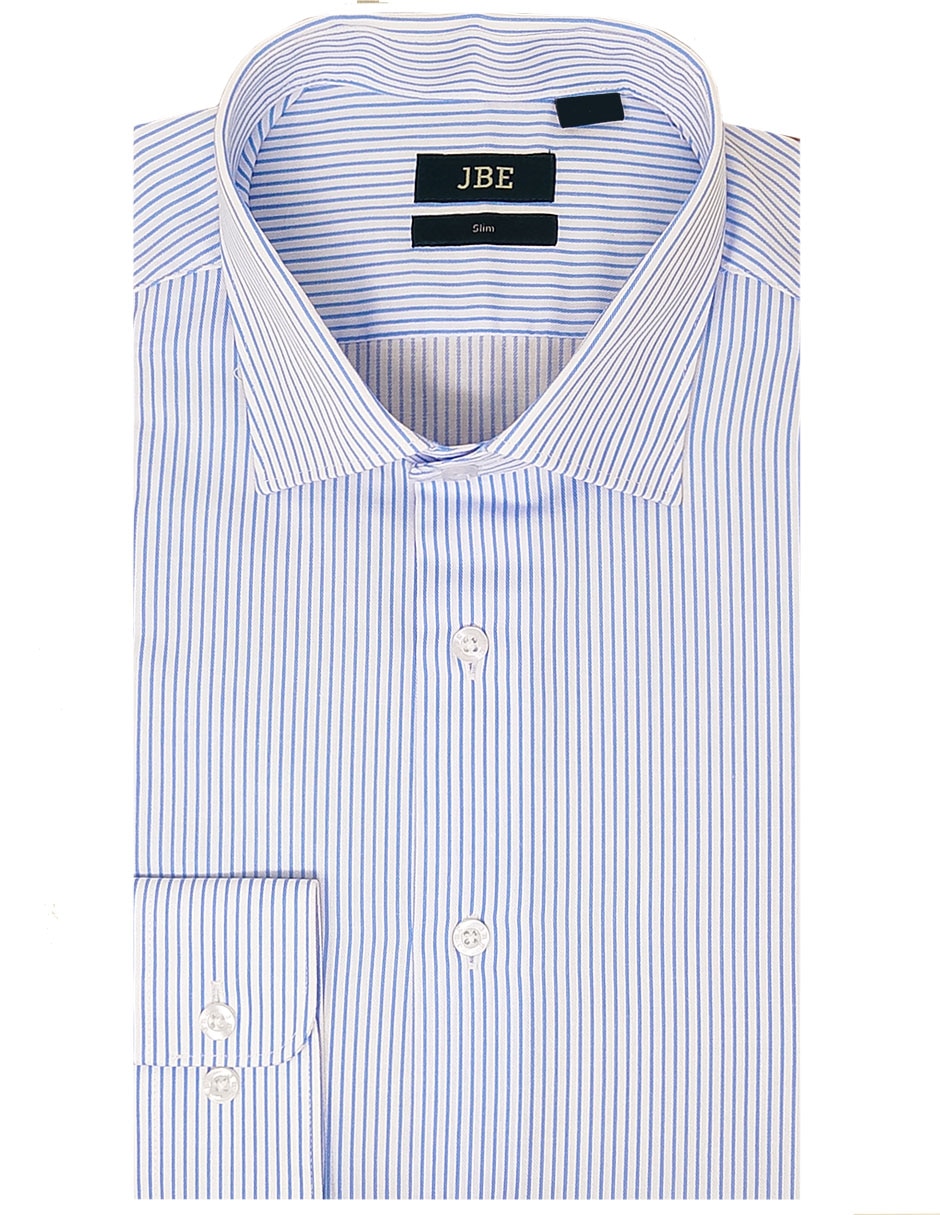 Camisa formal manga larga para hombre