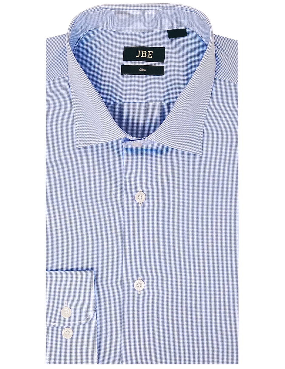 Camisa formal jbe manga larga para hombre