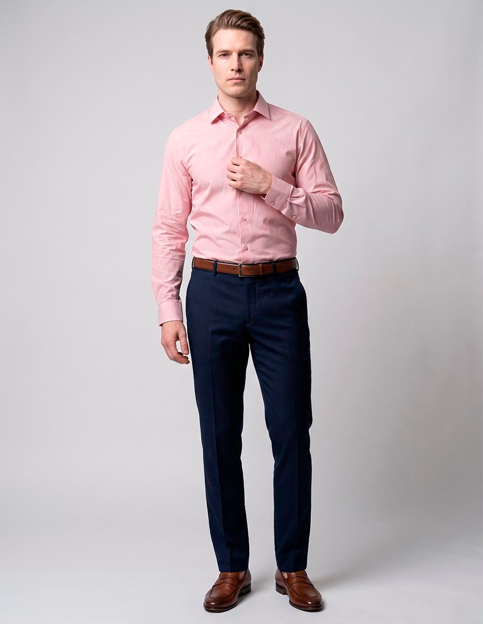 Camisa de vestir manga larga para hombre Camisa de vestir manga larga para hombre