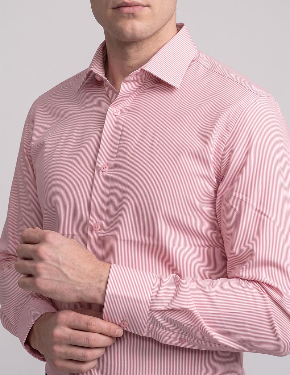 Camisa de vestir manga larga para hombre 6