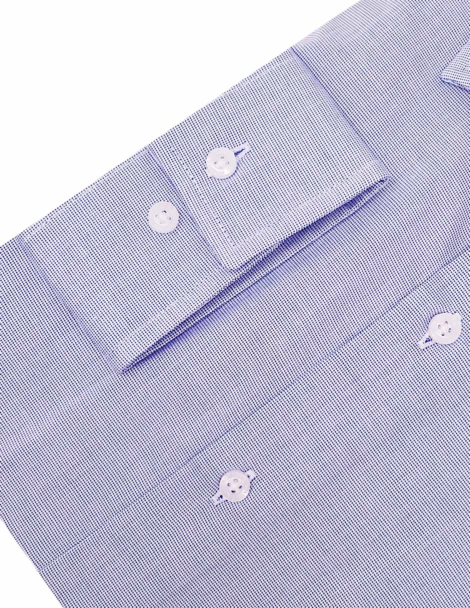 Camisa de vestir de algodón manga larga para hombre 4