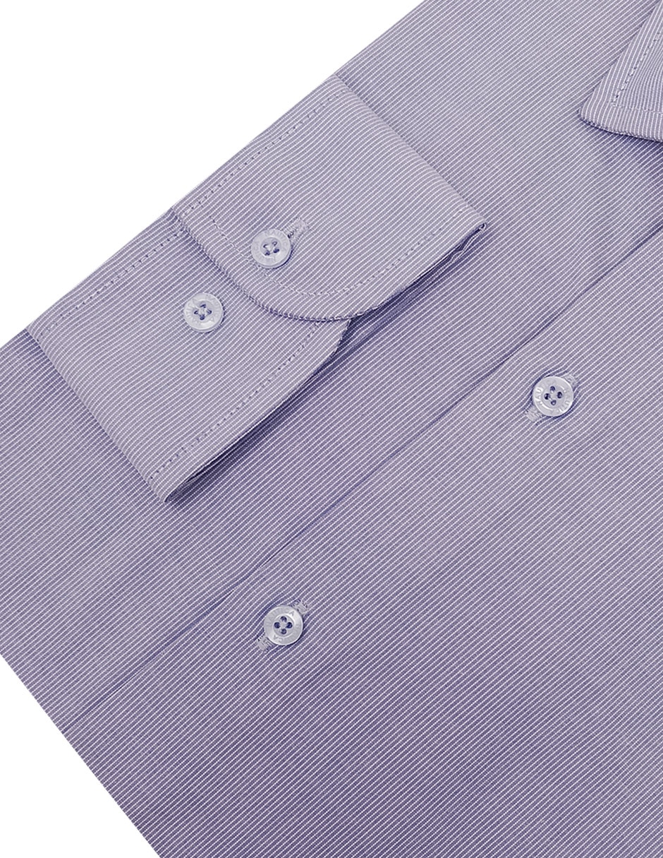 Camisa formal manga larga para hombre 2