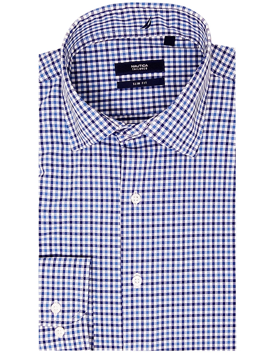 Camisa de vestir manga larga para hombre