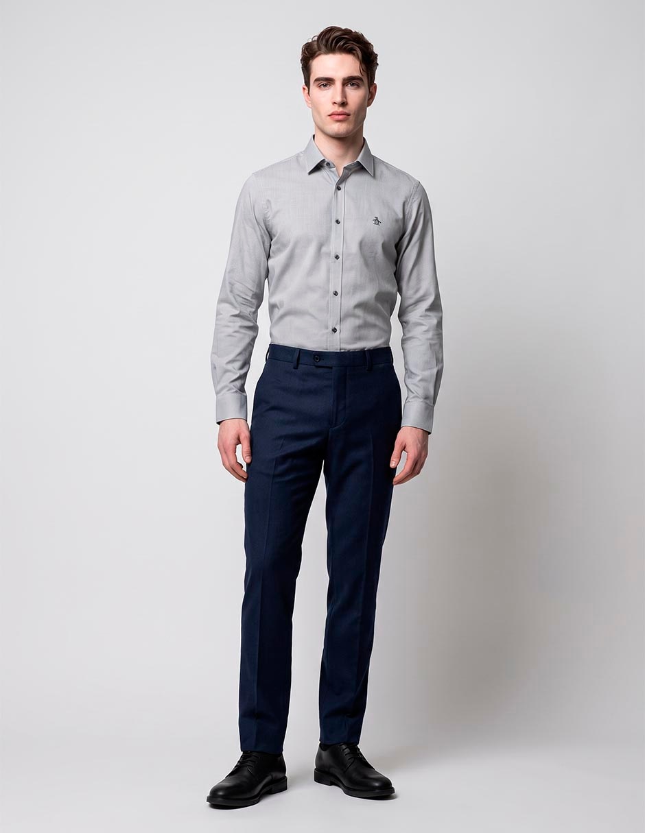 Camisa de vestir manga larga para hombre Camisa de vestir manga larga para hombre
