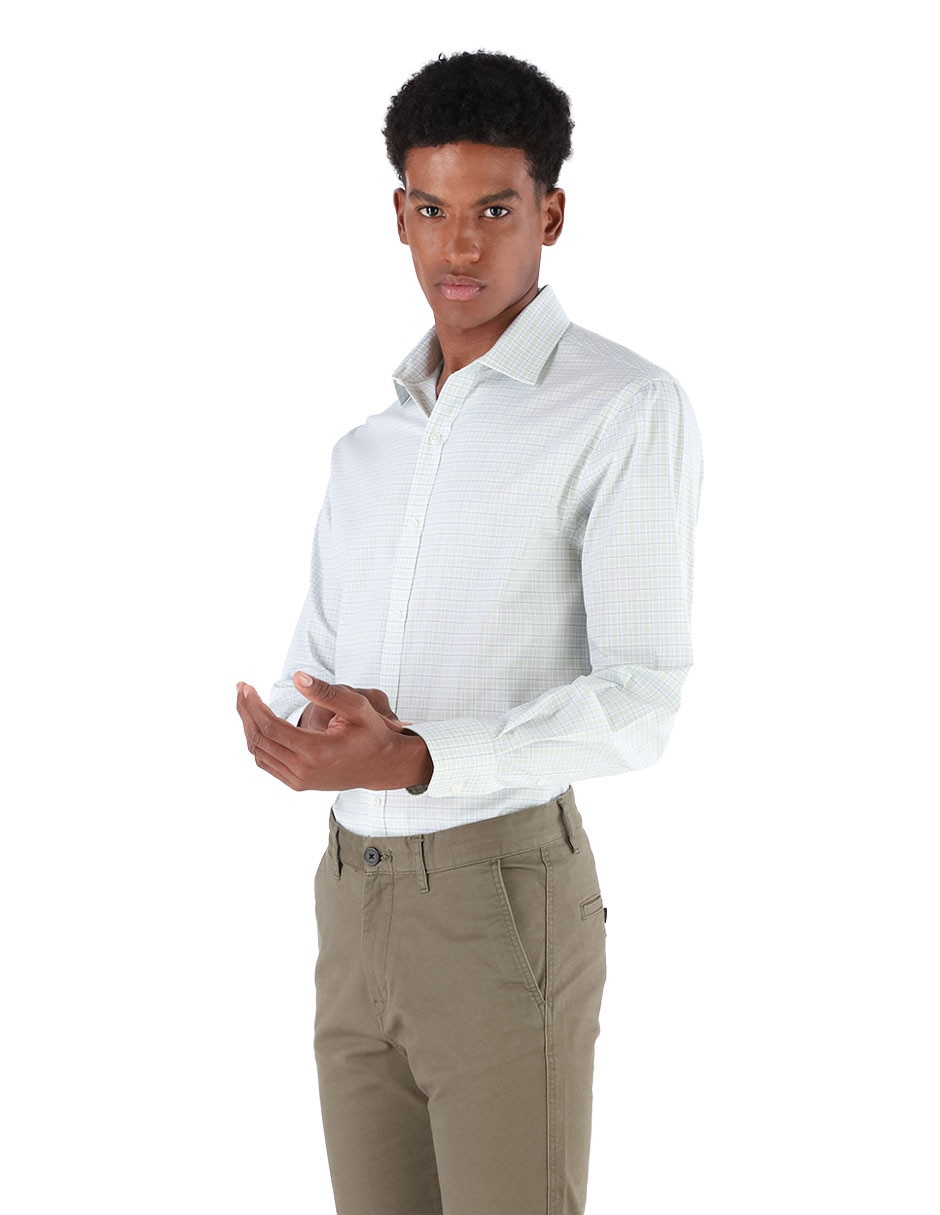 Camisa de vestir manga larga para hombre Camisa de vestir manga larga para hombre