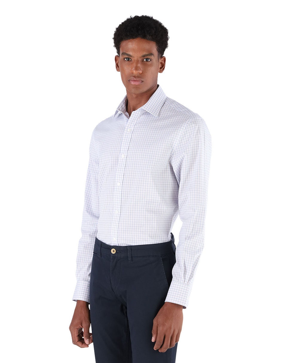 Camisa de vestir manga larga para hombre Camisa de vestir manga larga para hombre