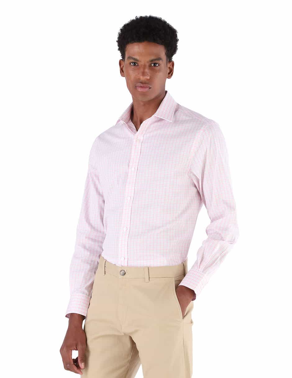 Camisa de vestir manga larga para hombre