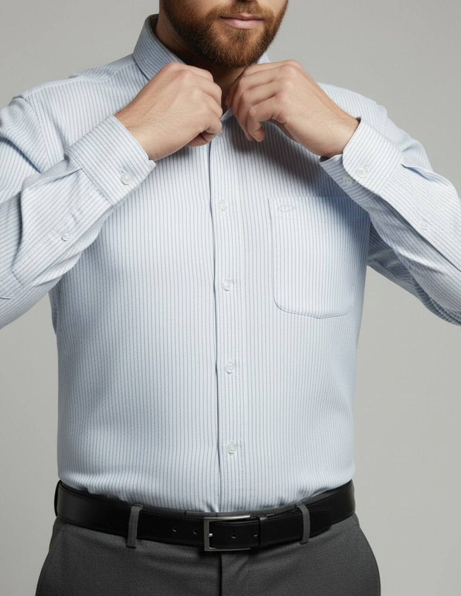 Camisa formal Oscar de la Renta  manga Larga para hombre