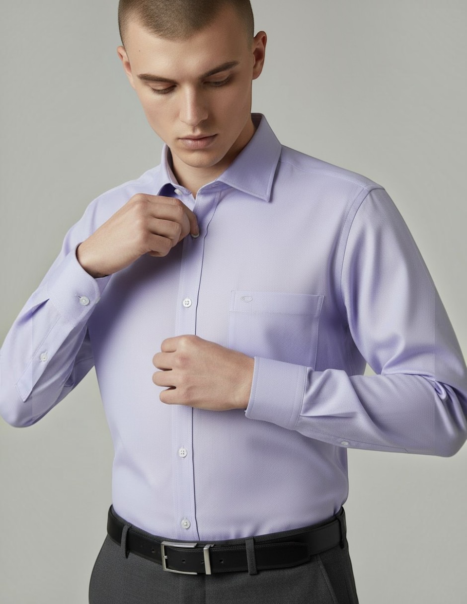 Camisa manga larga para hombre 3