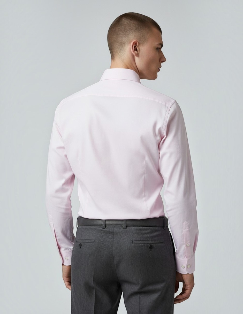 Camisa de vestir de algodón manga larga para hombre 3