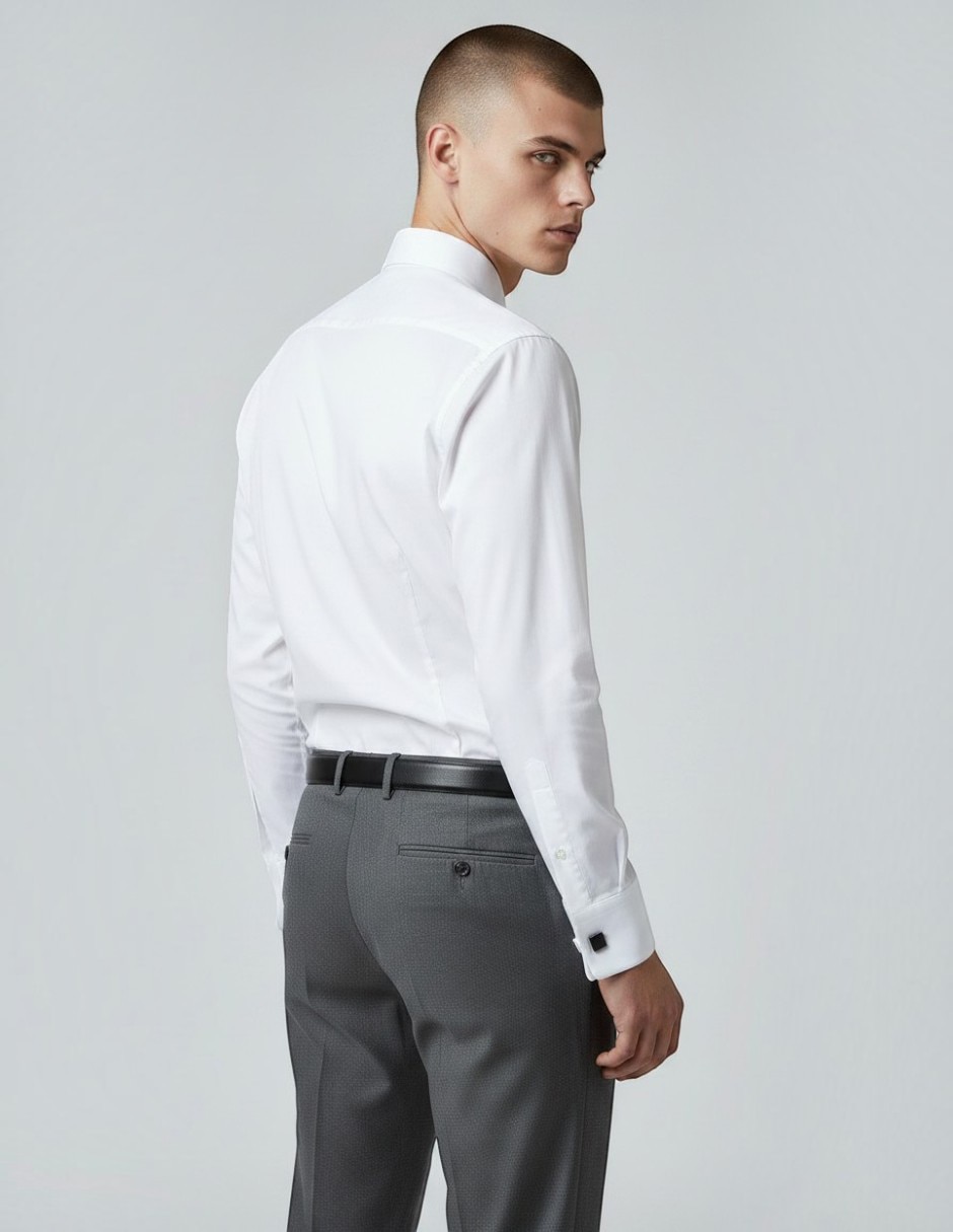 Camisa de algodón manga larga para hombre 3