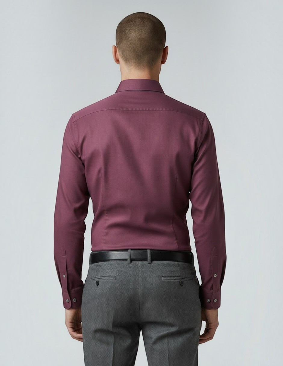 Camisa de algodón manga larga para hombre 2