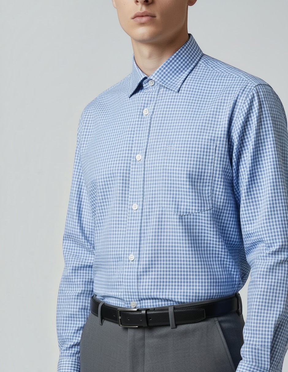 Camisa manga larga para hombre 4