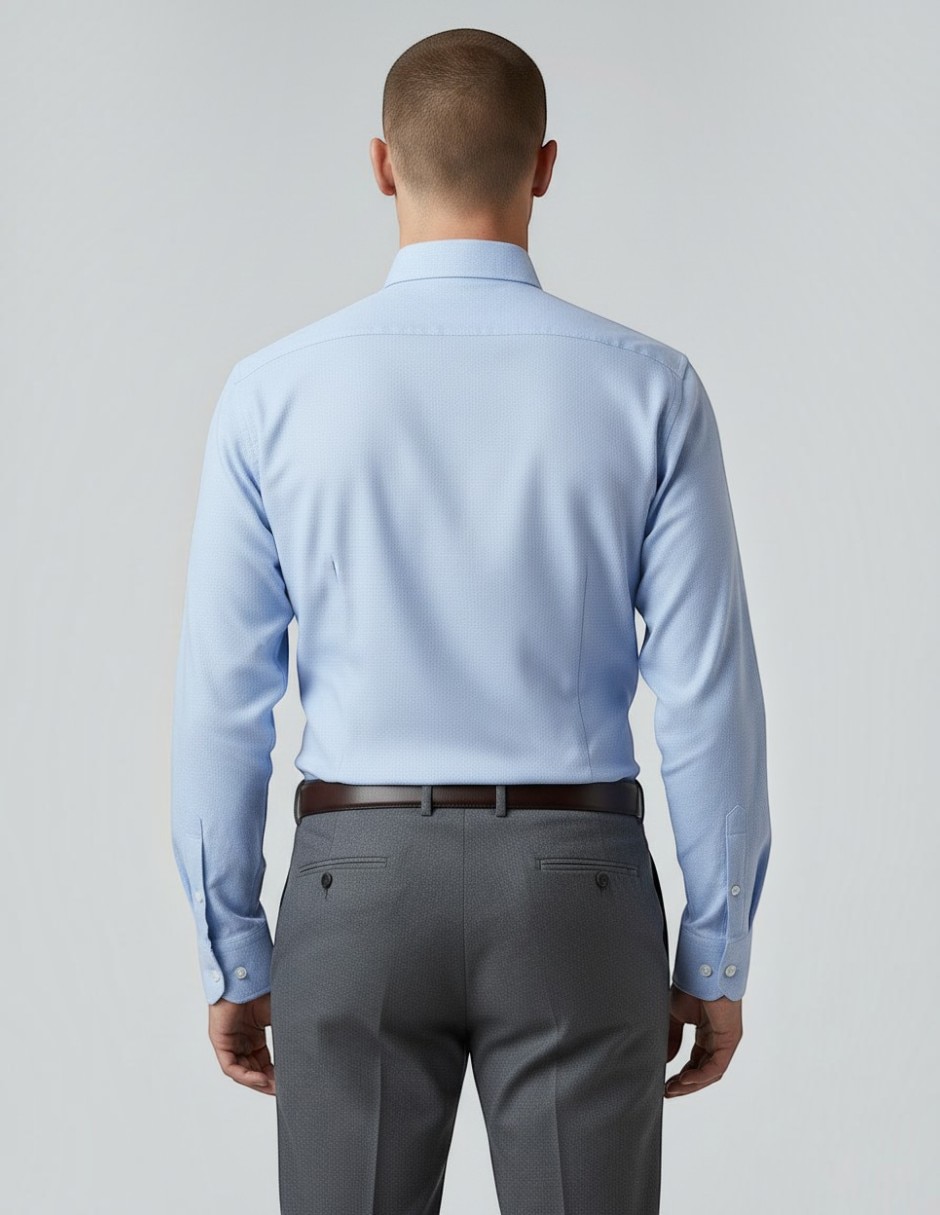 Camisa de vestir manga larga para hombre 4