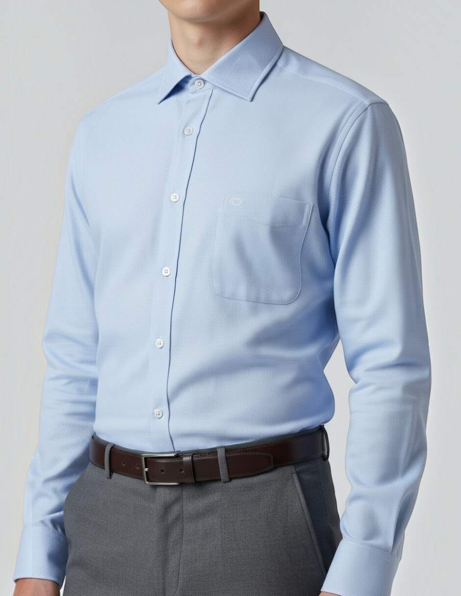 Camisa de vestir manga larga para hombre 3