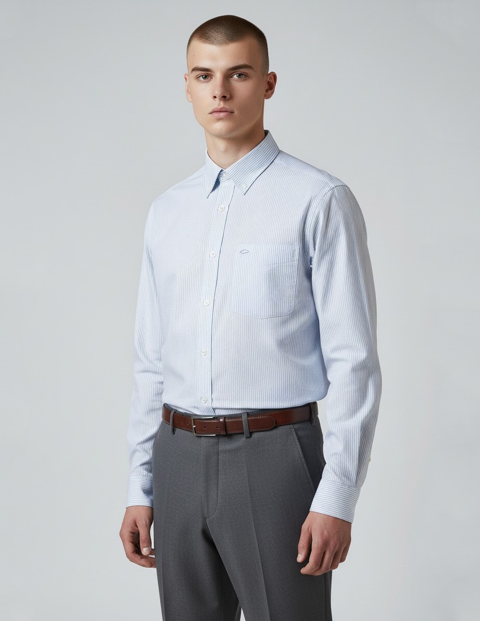 Camisa formal Oscar de la Renta  manga Larga para hombre