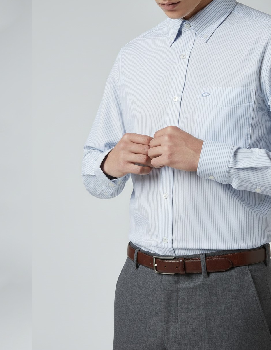 Camisa formal Oscar de la Renta  manga Larga para hombre