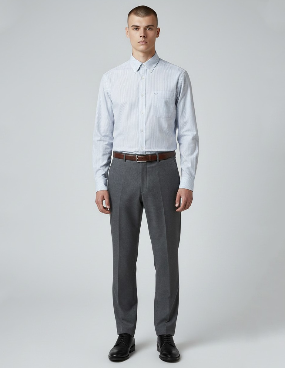 Camisa formal Oscar de la Renta  manga Larga para hombre