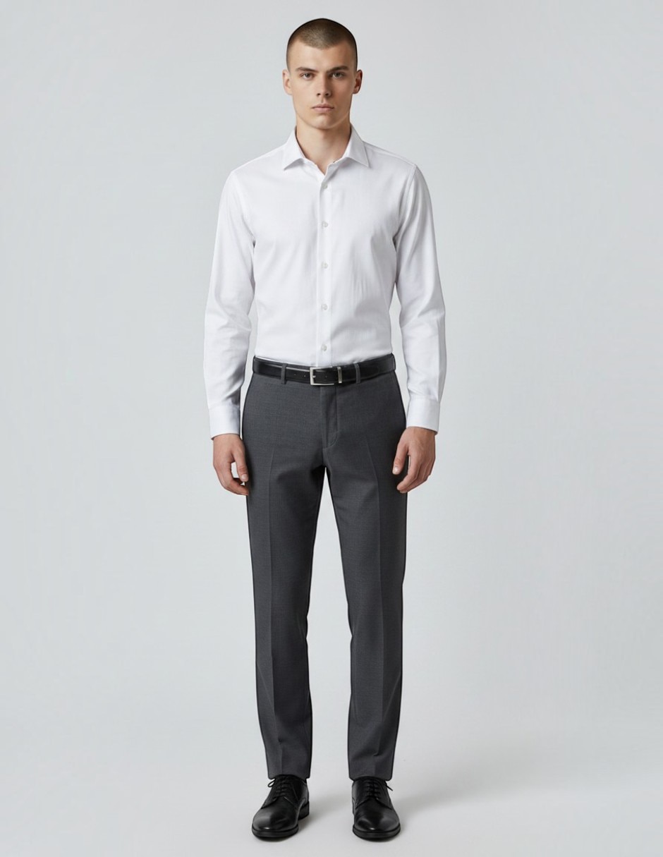 Camisa/Sobrecamisa Formal de (si aplica) Bambú y poliéster manga Larga para hombre 2