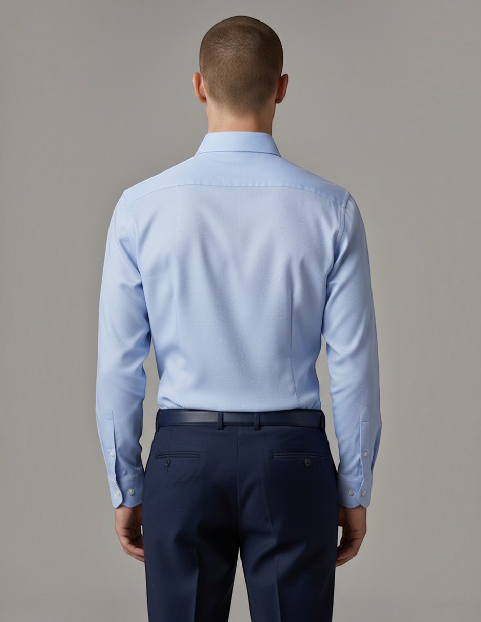 Camisa de bambú manga larga para hombre 3