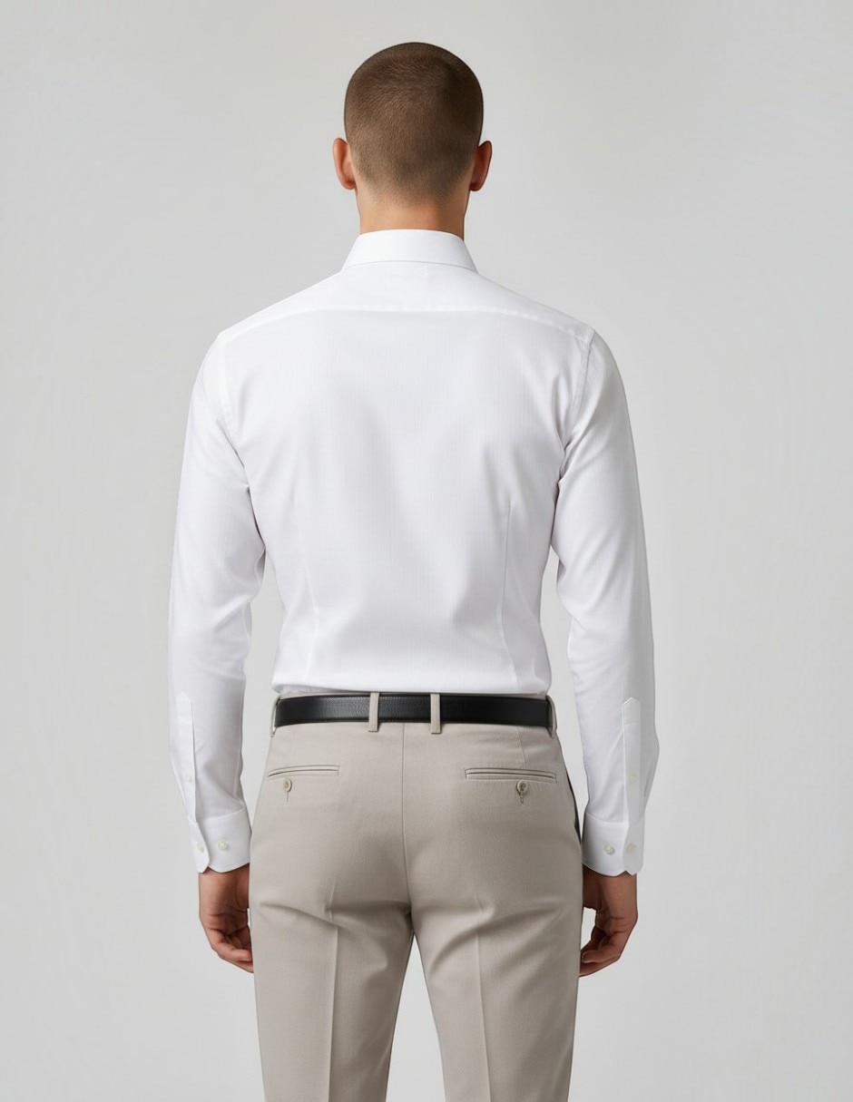 Camisa de bambú manga larga para hombre 3